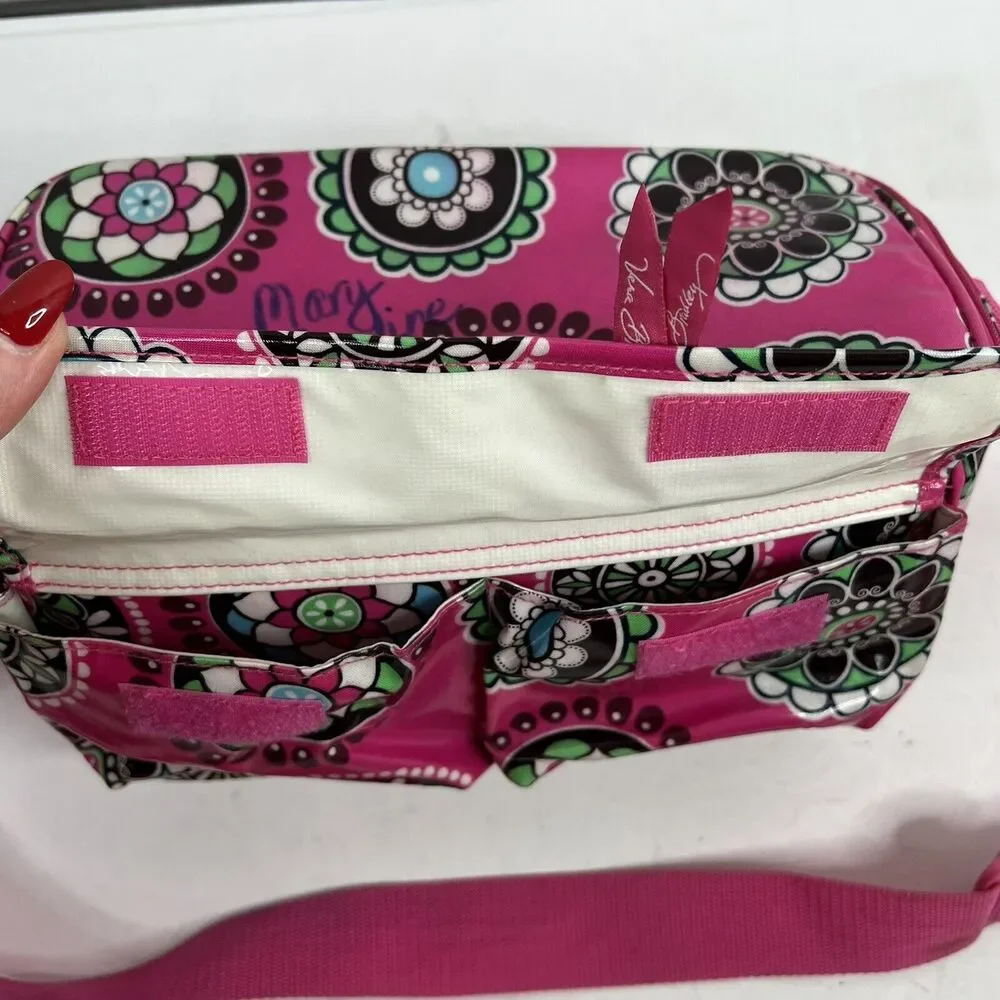 Vera Bradley Pink Cupcakes Insulated Cooler Lunch‎ Box Bag Tote Retired One Size